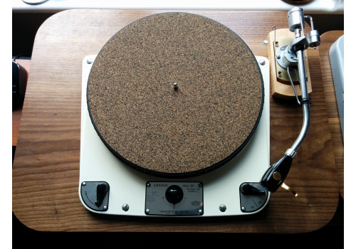 Plinth for turntable Garrard 301 for SME 9 inches, walnut